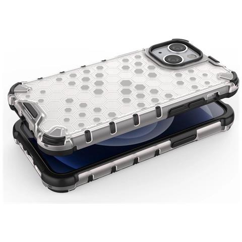 Coperchio A Nido D'ape Con Bumper In Tpu, Progettato Per Iphone 13 Mini, Verde. - Foto 2