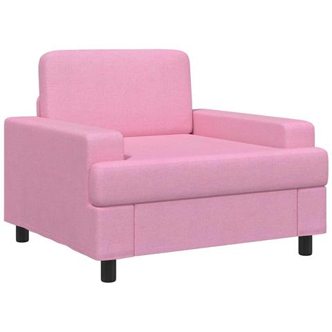Poltrona Rosa Tessuto - Foto 1