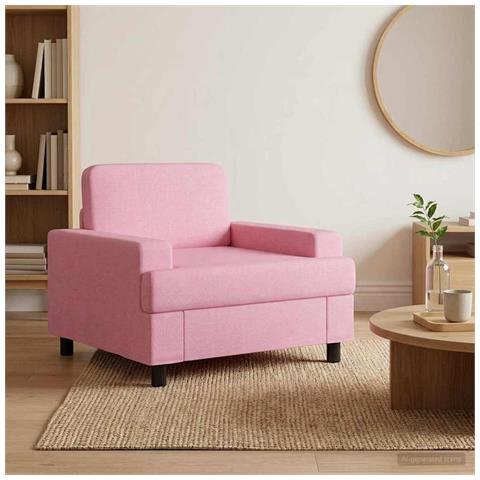 Poltrona Rosa Tessuto - Foto 2
