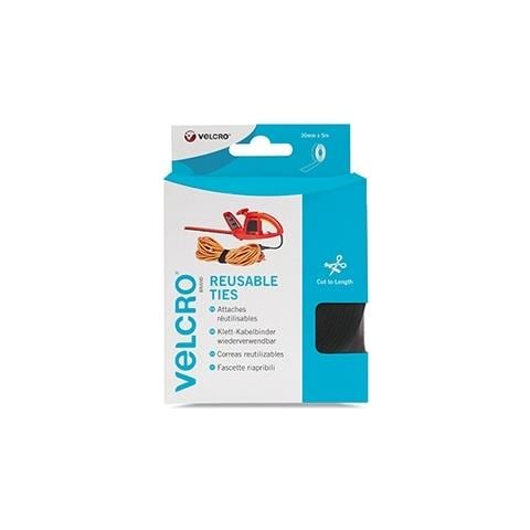 Nastro Fascetta Riapribile Nero Mm. 30 X 5mt - Foto 1