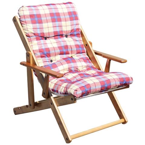 Poltrona Sdraio 3 Posizioni Bordeaux Con Cuscino Per Interno, Veranda Salotto Sdraio Portico - Foto 2