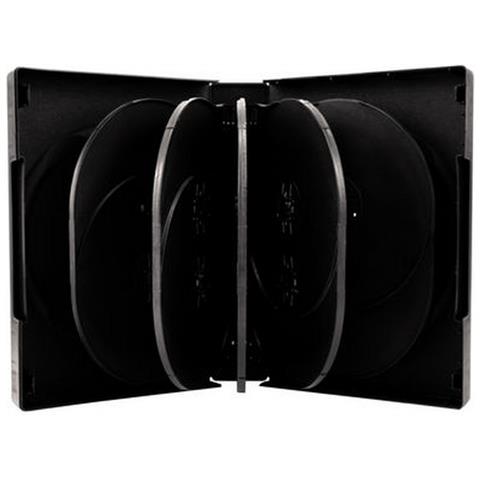 Custodia 12 Posti Da 39 Mm Per Cd E Dvd Nera - Box18 - Foto 1
