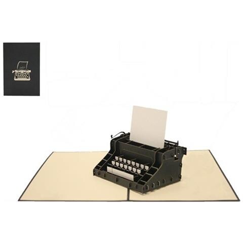 Biglietto D'auguri ''macchina Da Scrivere'' - Foto 1