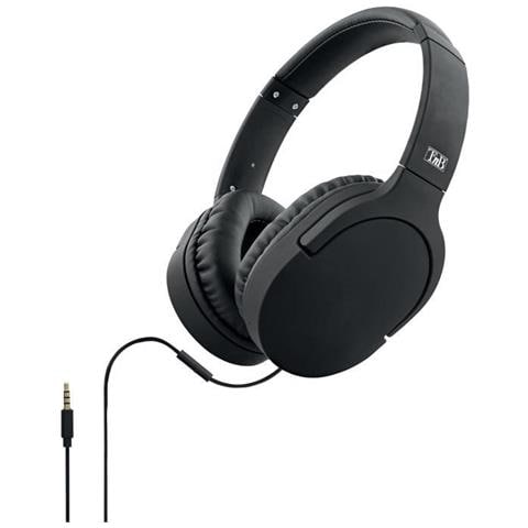 T'nb - Cstravel2 - Cuffie Stereo Cablate + Mic + Adattatore Per Aeroplano - Nero - Foto 1