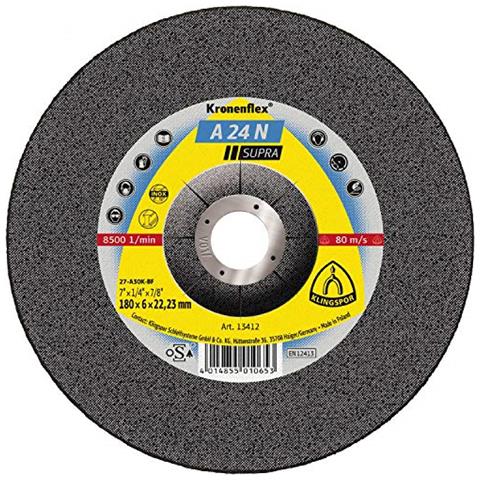 Kronenflex 2922 A 24 N Supra Disco Come Tagliare, 125 X 6 Mm, Grigio - Foto 1