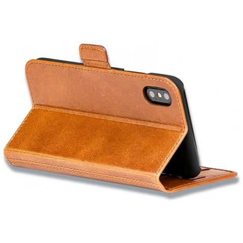 Bernstorff - Custodia A Portafoglio Con Aggancio Magnet. - Iphone Xs Max - Pelle Scura - Foto 2