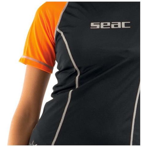 Seac T-sun Short Donna M Nero / arancione - Foto 3