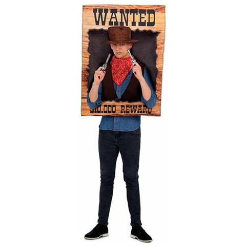 Costume Per Adulti My Other Me Wanted Taglia Unica Cowboy 3 Pezzi - Foto 1