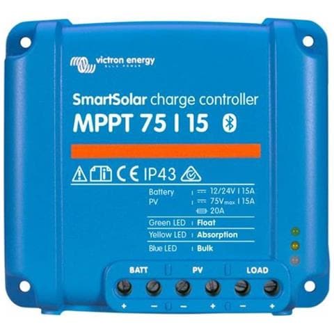 Controller Smartsolar Mppt 75/15 12/24 V 15 A Solare - Foto 1