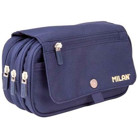 Astuccio Scuola Milan Serie1918 Azzurro 13 X 24 X 10 Cm - Foto 1