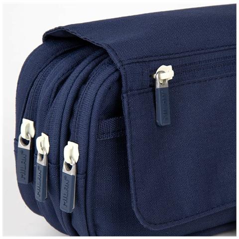 Astuccio Scuola Milan Serie1918 Azzurro 13 X 24 X 10 Cm - Foto 2