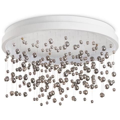 Plafoniera Contemporanea Armony Metallo Bianco Led Integrato 55w 3000k Ip20 - Foto 1