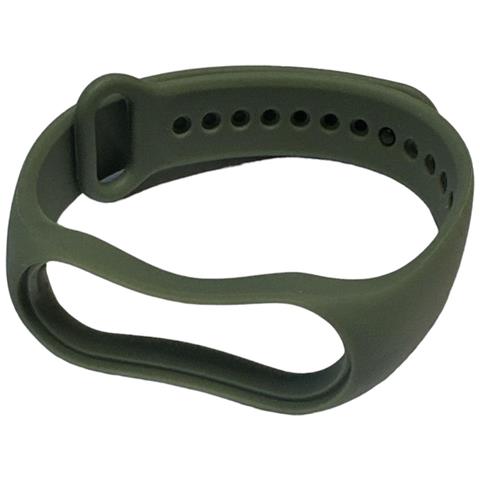 Universal Silicone Strap For Smart Bracelet Models - Sm6 Sm7 Sm8 / Xiaomi Mi Band 5 6 7 Haki Green - Foto 2