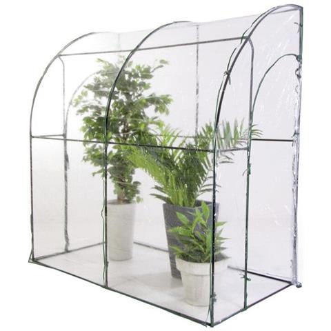 Serra Da Giardino E Balcone A Parete In Pvc 100x200x215 Cm - Foto 1