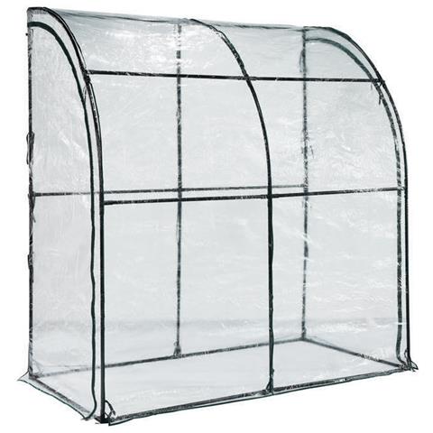 Serra Da Giardino E Balcone A Parete In Pvc 100x200x215 Cm - Foto 3