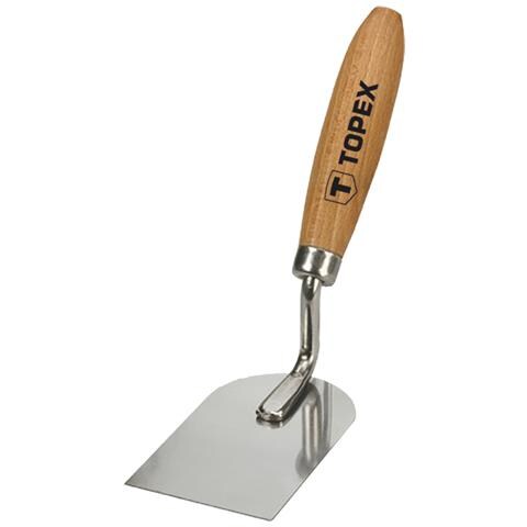 Cazzuola Per Stucco 110 X 80 Mm, Acciaio Inossidabile - Foto 1