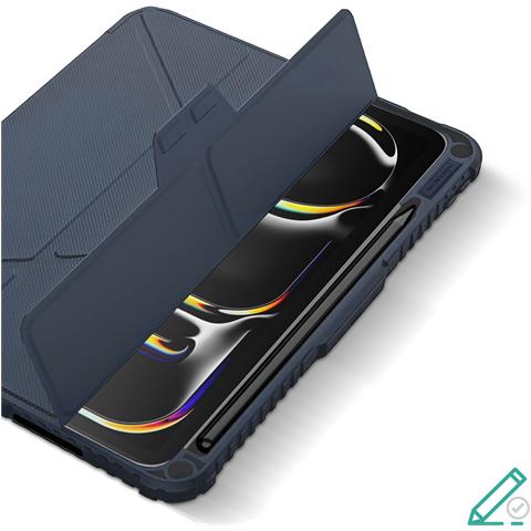 Custodia Anti-urto Per Ipad Pro 11 2024 / M5 2025 Con Copertina Supporto Multi-angolo, Blu Scuro - Foto 2