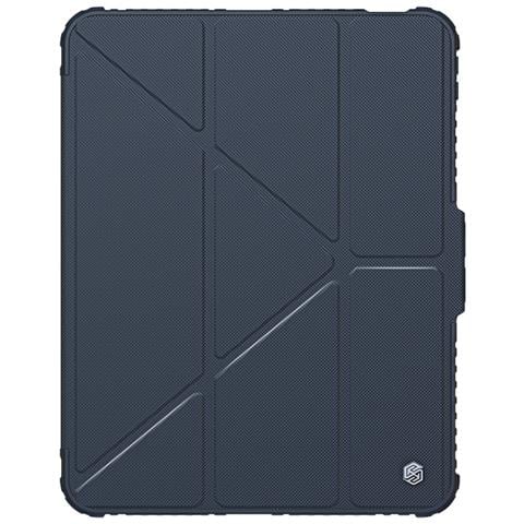 Custodia Anti-urto Per Ipad Pro 11 2024 / M5 2025 Con Copertina Supporto Multi-angolo, Blu Scuro - Foto 1