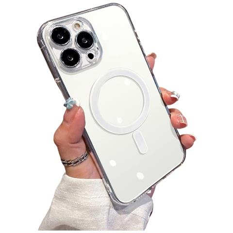 Custodia Magnetica Per Telefono In Vetro Colorato Tpu Resistente All'usura E Antiurto Multicolor Iphone 15 Pro - Foto 4