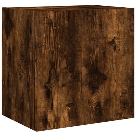 Mobile Tv A Parete Rovere Fumo 40,5x30x40 Cm Legno Multistrato - Foto 2