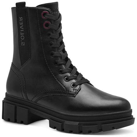 Black Casual Closed Booties Stivaletti Sintetico E Tessile Scarpe Donna Nero Eu 37, 5-25221-43 001 - Foto 1