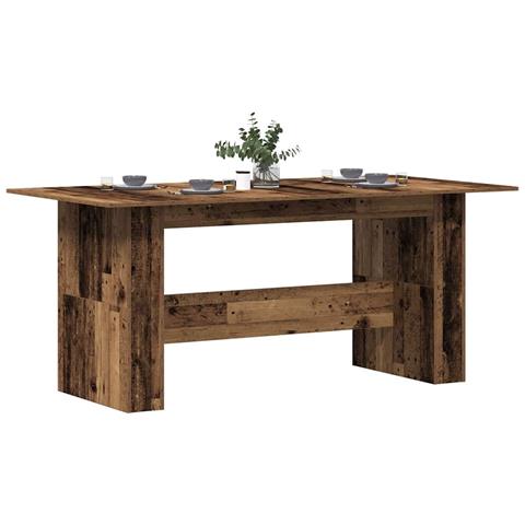 Tavolo Da Pranzo Legno Vecchio 180x90x76cm In Legno Multistrato - Foto 1