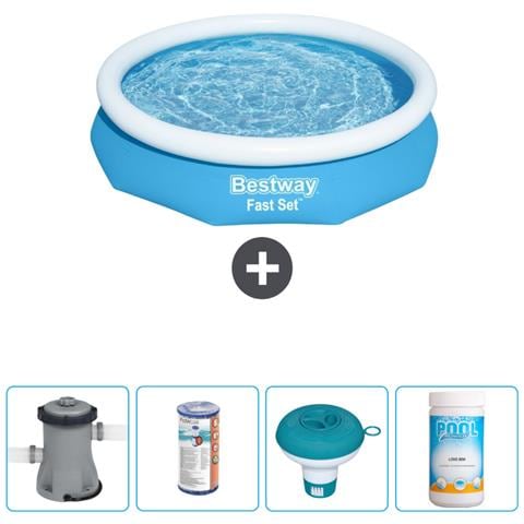 Piscina Fuori Terra - In Giro - 305x66 Cm - Blu - Include Accessori Coordinati Cb53 - Foto 1