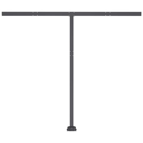 Tenda Da Sole Retrattile Manuale Con Led 300x250 Cm Antracite - Foto 8