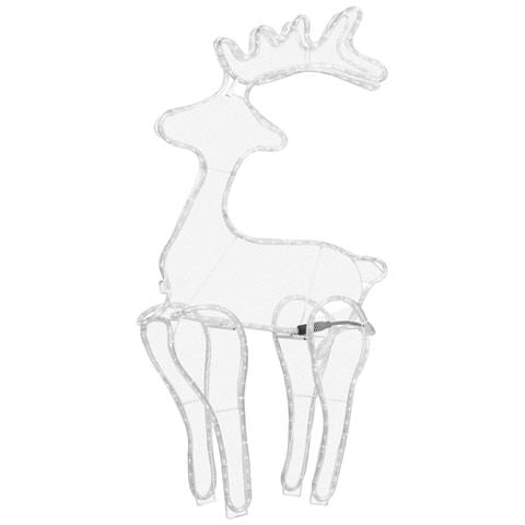 Decorazione Natalizia Renna In Rete Con 306 Led 60x24x89 Cm - Foto 1