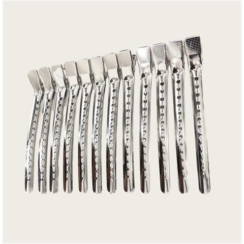 Fermagli Per Capelli In Alluminio Da 12 Pezzi Silver L - Foto 1