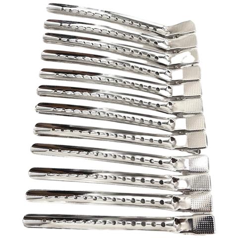 Fermagli Per Capelli In Alluminio Da 12 Pezzi Silver L - Foto 3
