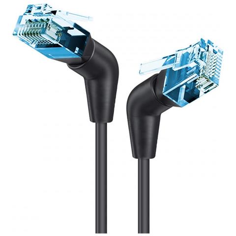 ICOC UF6A-TPE36-020B cavo di rete Nero 2 m Cat6a U /FTP (STP) - Foto 1