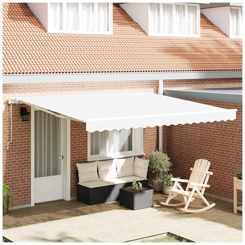 Tenda Retrattile Automatica Bianca 400x350 cm - Foto 2