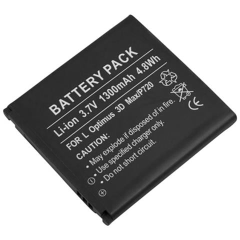 Batteria Li-ion 1300mah Per Smartphone Lg Optimus 3d Max 3,7 V - Foto 1