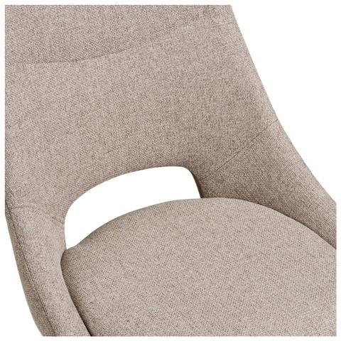 Set Di 2 Sedie Dokka - Grigio - Tessuto - 50x63x91,5 Cm - Foto 6