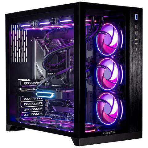 Highend Gaming R90-034 AMD Ryzen™ 7 7800X3D 64 GB DDR5-SDRAM 2 TB SSD NVIDIA GeForce RTX 5070 Midi Tower PC Nero - Foto 2