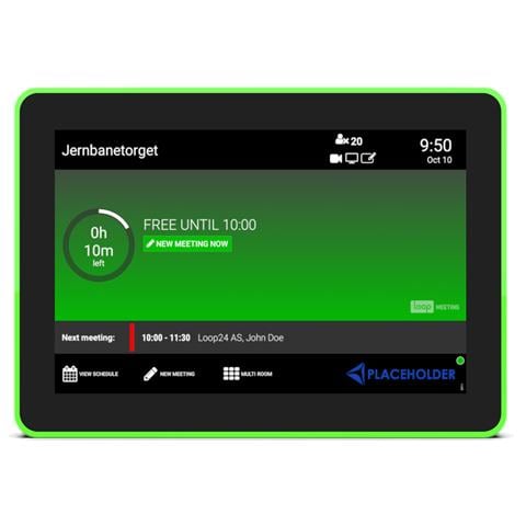 LM-8058 espositore per sale riunioni 20,3 cm (8") 1280 x 800 Pixel LED 802.11a, 802.11b, 802.11g, Wi-Fi 4 (802.11n), Wi-Fi 5 (802.11ac), Wi-Fi 6 (802.11ax) Nero Policarbonato (PC) Bluetooth - Foto 1