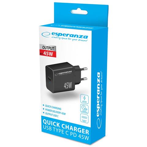 Ezc108k Caricabatterie Da Rete 45w Nero - Foto 2