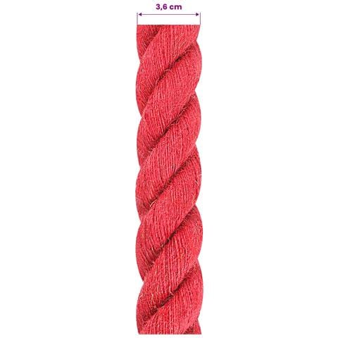 Corda di Juta Rosso 100% juta Tossa - Foto 5