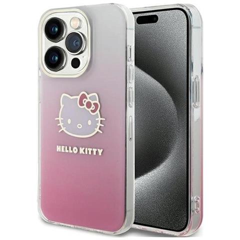 Hello Kitty Iml Gradient Electrop Kitty Head Cover Per Iphone 13 Pro / 13 - Rosa - Foto 1