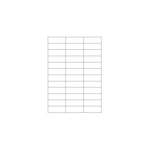 Etichette Autoadesive Senza Margini per Copiatrici Bianco A4 70 x 25 mm Opaca LP4MS-7025 - Foto 1