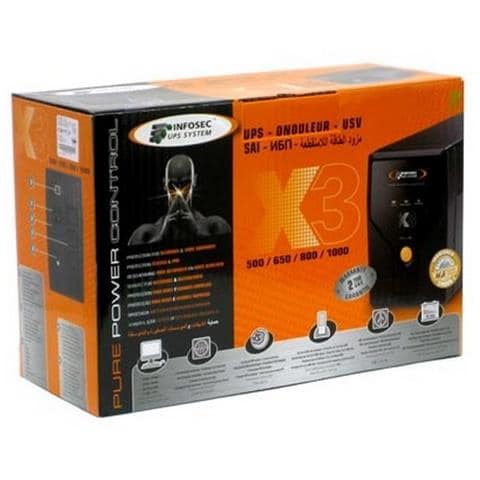 ICUX3100 - Gruppo di Continuità UPS X3 1000VA 4 VDE e USB Nero - Foto 3