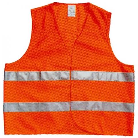 Gilet Alta Visibilita` Veicoli Arancio [ ] - Foto 2