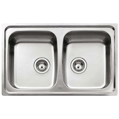 Lavello A Due Vasche Acciaio Inossidabile - Foto 2