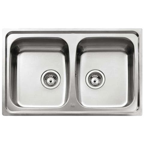 Lavello A Due Vasche Acciaio Inossidabile - Foto 3