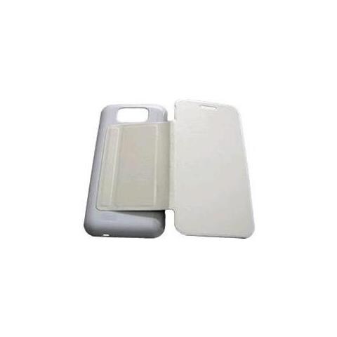 Mobile Cover In Similpelle Bianca Con Flip Anteriore Per Dynamic Maxi Flip-maxi / b - Foto 1