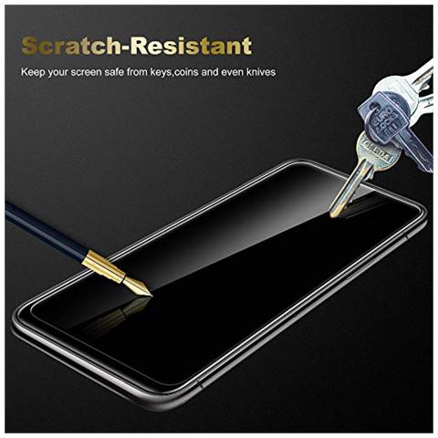 Pellicola Di Armatura Compatibile Con Huawei P8 Lite 2017 In Elevata Trasparenza - Vetro Temperato (tempered) Di Protezione Del Display In Durezza 9h Con 3d Touch - Foto 2