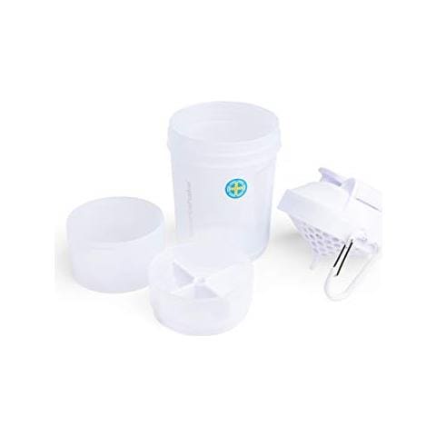 Original2go, Shaker Per Cibo E Bevande Nutrizionali Unisex Adulto, Pure White, Taglia Unica - Foto 3