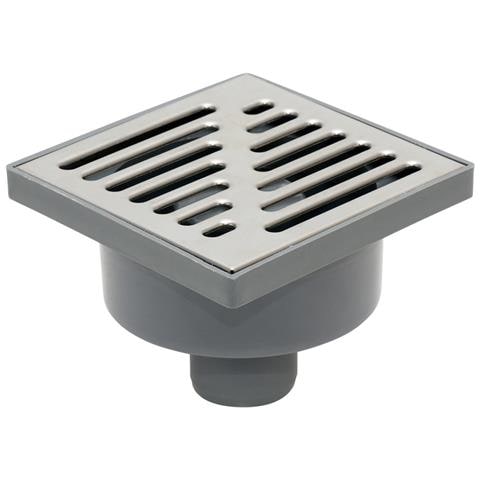 Inferiore Presa Griglia Acciaio Inox 150x150mm Terra Pozzetto Scarico Rifiuti - Foto 1