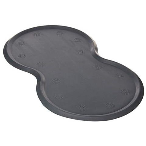 Tovaglietta Per Ciotole Di Cibo, Gomma Naturale, 45 × 25 Cm, Grigio Scuro - Foto 1